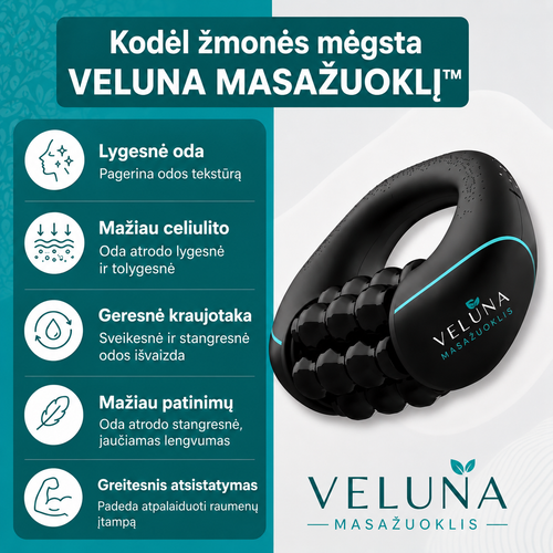 Veluna anticeliulitinis masažuoklis