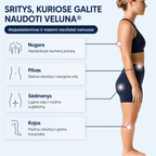 Veluna anticeliulitinis elektrinis masažuoklis